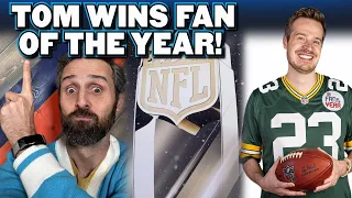 NFL Honors Live: TOM GROSSI Wins Fan of the Year!!!