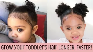 How to Grow your toddler's hair LONGER, faster!