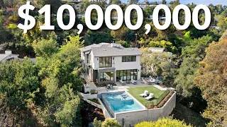 Inside a PERFECT $10,000,000 MODERN Family Home In Los Angeles | Brentwood mansion tour