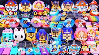 [1Hour video]Paw Patrol Slime. Mixing Makeup into clear slime! 🌈ASMR🌈 #satisfying #슬라임 (266)