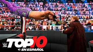 Top 10 Mejores Momentos de RAW: WWE Top 10, Abr 26, 2021