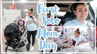 Realistic First Solo Mom Day In The Life With Two Under Two