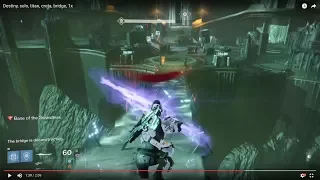 Destiny, solo, titan, crota, bridge, 1x