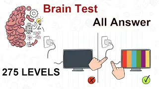 Brain Test: Guide for All 275 levels answers and walkthrough (newest) Tricky Puzzles
