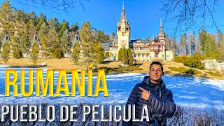 We visited a MOVIE VILLAGE in Romania | SINAIA Peles Castle