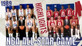 🌟NBA All-Star Game 1989 🌟⛖ Game Highlights (143-134)⛗