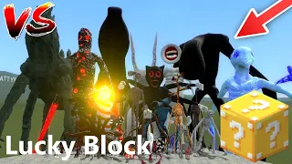 Trevor Henderson Battles With LuckyBlocks | Trevor Henderson Pack - GarrysMod Sandbox