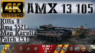 World of Tanks AMX 13 105 - 8 Kills 5.5K Damage