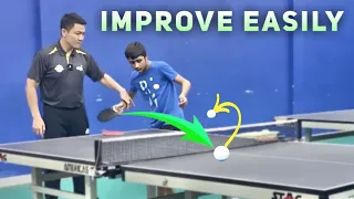 Increase Spin and control placement for the Heavy Underspin serve