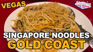 EXCELLENT Singapore Rice Noodles at "Noodle Exchange", Gold Coast Casino, Las Vegas.