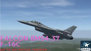 【FALCON BMS 4.37】F-16 Air to Air missile training