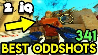 FUNNIEST ROUND YET ! *2 IQ* - CS:GO BEST ODDSHOTS #341