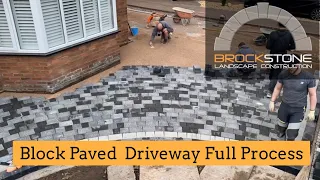 Block Paved Tegula Driveway - Full Process #blockpaving #driveways