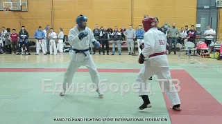 2019 полуфинал -75 кг PUHACHOU - JUMAEV World CAP рукопашный бой Германия