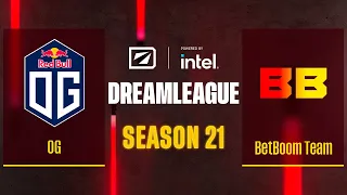 Dota2 - OG vs BetBoom Team - Game 1 - DreamLeague Season 21 - Group B