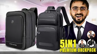 Kamal 5in1 Bags for College Office & Travelling on Amazon 🔥 Laptop Or Tech Backpack - Arctic Hunter