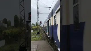 BB 27300+VB2N : Départ de la gare de Coignères sur la ligne N du transilien