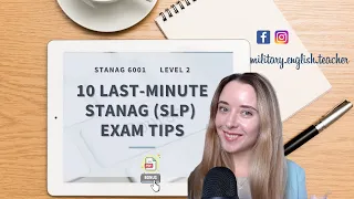 STANAG 6001 exam preparation TIPS! ⭐⭐⭐⭐⭐/ consejos EXAMEN SLP