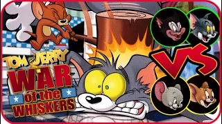 Tom & Jerry War of the Whiskers Gameplay (PS2, XBOX) Butch & Tom VS Jerry & Nibbles in HAUNTED MOUSE