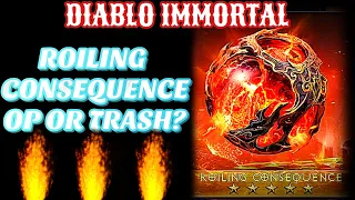 HOW GREAT IS NEW 5* GEM ROILING CONSEQUENCE? - DIABLO IMMORTAL - CRUSADER - GUIDE