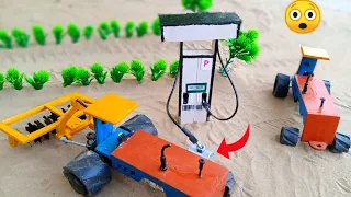 diy tractor mini petrol pump science project || KeepVilla @diyminifarmer | mini rustic