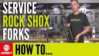 How To Service Rock Shox MTB Fork | Mountain Bike Maintenance