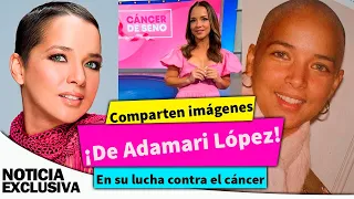 Comparten imágenes de Adamari López en  plena  lucha  por el cáncer que padeció y cómo lo superó