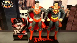 McFarlane DC Multiverse Superman BBTS Black White Red Accent Big Bad Toy Store Review & Comparison