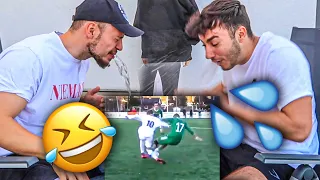 EXTREME NICHT LACHEN WASSER CHALLENGE! *Fußball Fails*