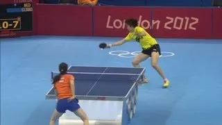 Li (NED) v Li (CHN) Full Women's Table Tennis Quarter-Final Replay - London 2012 Olympics