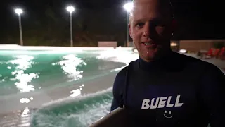 Australian Pros Night Surf in the Wavegarden Cove