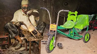 Amazing Process Of Making Tricycles In A Local Factory