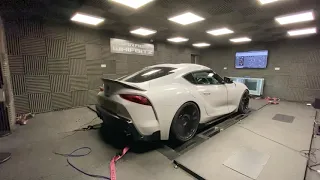 Whifbitz GR Supra A90 3.5” exhaust on the dyno