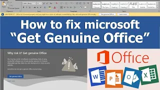 How to Remove Get Genuine Office Notification on Microsoft Office  (Word, Excel, PowerPoint) 2023