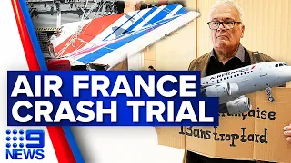 Manslaughter trial of infamous Air France flight 447 crash underway | 9 News Australia