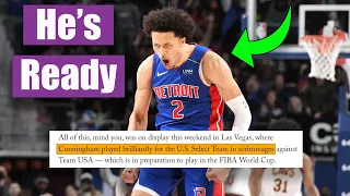 Why Cade Cunningham Is Ready To Explode!