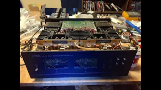 Robert works on the Yamaha B2 VFET Amplifier