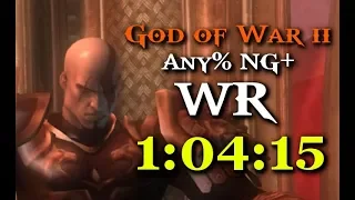 God of War II Any% NG+ in 1:04:15 WR