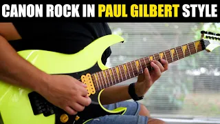 Canon Rock in Paul Gilbert Style Lick Lesson with Tabs