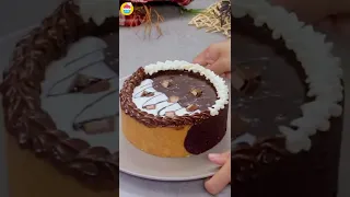 Pastel Relleno De Chocolate 🍫 | Chocolate Filling Cake #Shorts | DeliWow