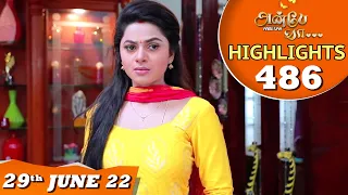 Anbe Vaa Serial | EP 486 Highlights | 29th June 2022 | Virat | Delna Davis | Saregama TV Shows Tamil