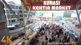 Kumasi Kejetia Market Tour in the Ashanti Region of Ghana 4K E03