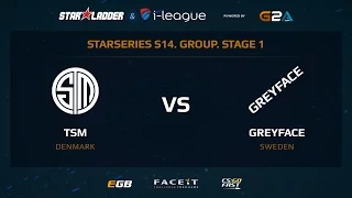 TSM vs GreyFace - Map 2 - Dust 2 #2 (SL i-League StarSeries XIV)