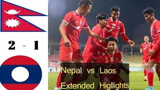 Nepal vs Laos 2-1 ll Final ll PMs Three Nations cup 2023 Extended highlight & All goals 2023 HD