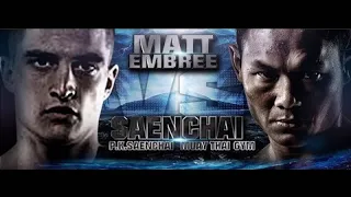 แสนชัย พีเค แสนชัยมวยไทยยิม - THAILAND VS MATT EMBREE  - CANADA - THAI FIGHT สมุย 2015