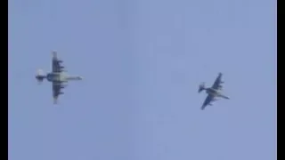 Гибель СУ-25 в районе Идлиба (полная версия)/Su-25 shot down in Syria (Full version)