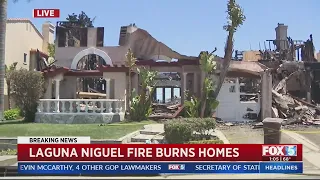 Fire Destroys Homes In Laguna Niguel