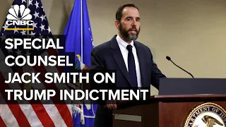 Jack Smith speaks following Trump indictment by grand jury on 2020 election interference — 8/1/23