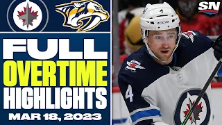 Winnipeg Jets at Nashville Predators | FULL Overtime Highlights - March 18, 2023