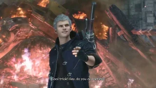 Devil May Cry 5 - Nero Trolls Mighty Goliath (Funny Moments 1)